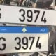 4 Digits Number Plate / لوحة اربع ارقام