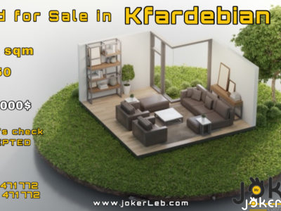 Land for sale in Kfardebian