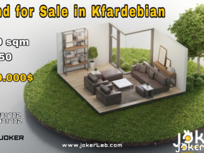 Land for sale in Kfardebian 920 sqm