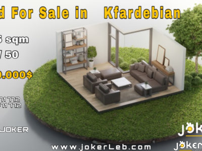 Land for sale in Kfardebian