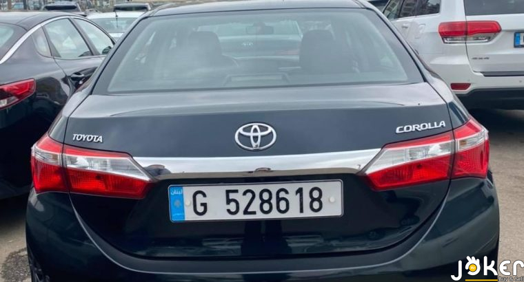 Toyota Corolla 2016